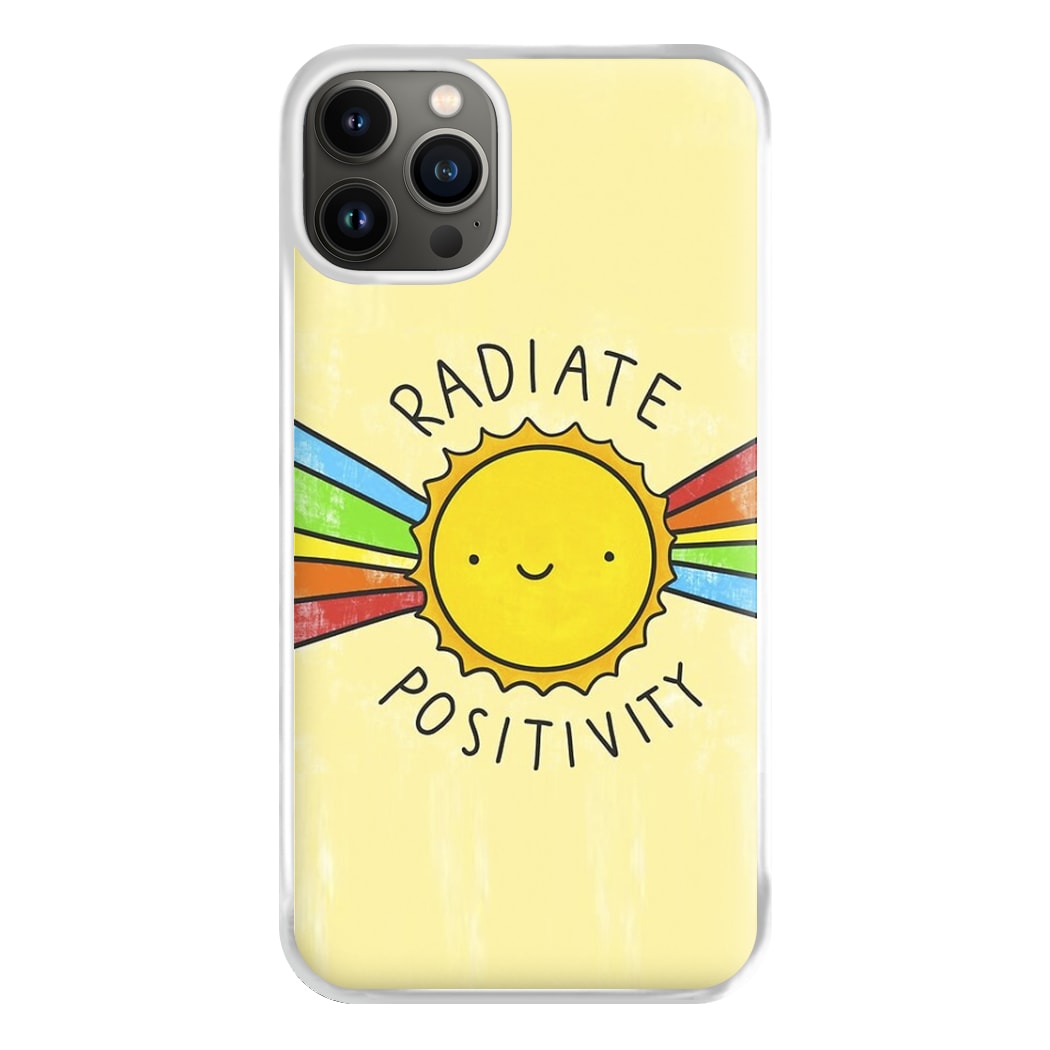 Radiate Positivity Sunshine - Positivity Phone Case for iPhone 13