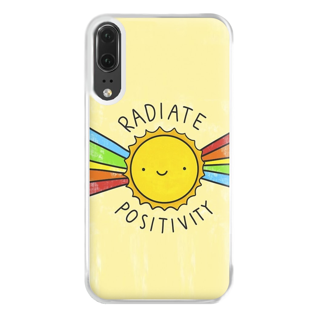 Radiate Positivity Sunshine - Positivity Phone Case for Huawei P20