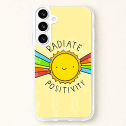 Radiate Positivity Sunshine - Positivity Phone Case for Galaxy S26