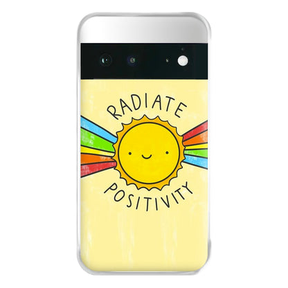 Radiate Positivity Sunshine - Positivity Phone Case for Google Pixel 6a