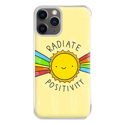 Radiate Positivity Sunshine - Positivity Phone Case for iPhone 12 Pro Max