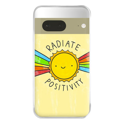 Radiate Positivity Sunshine - Positivity Phone Case for Google Pixel 7a