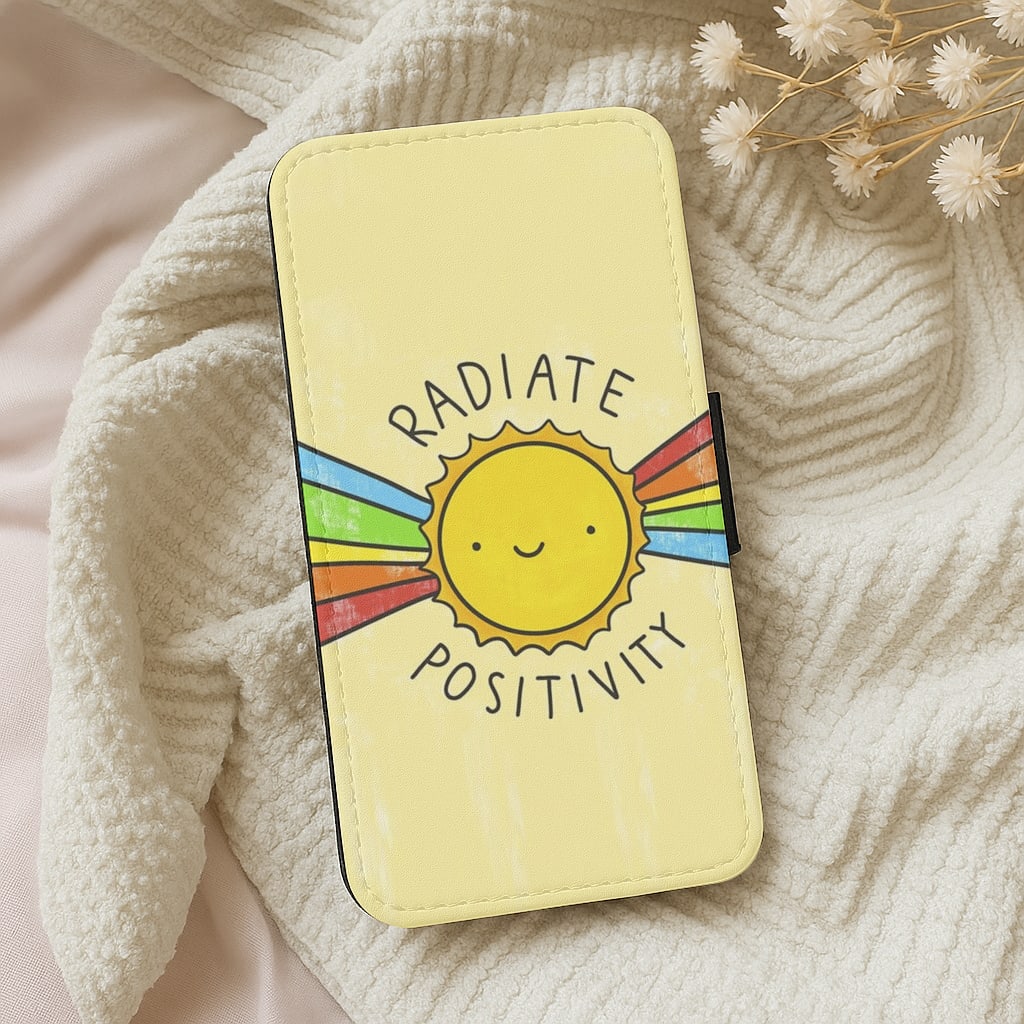 Radiate Positivity Sunshine - Positivity Wallet Phone Case
