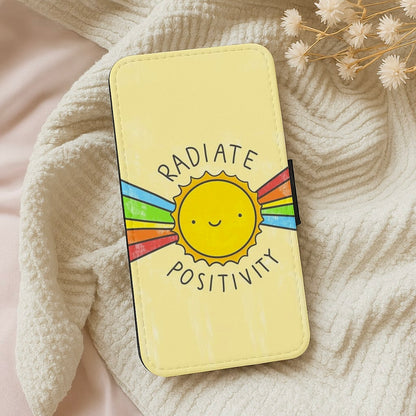 Radiate Positivity Sunshine - Positivity Wallet Phone Case