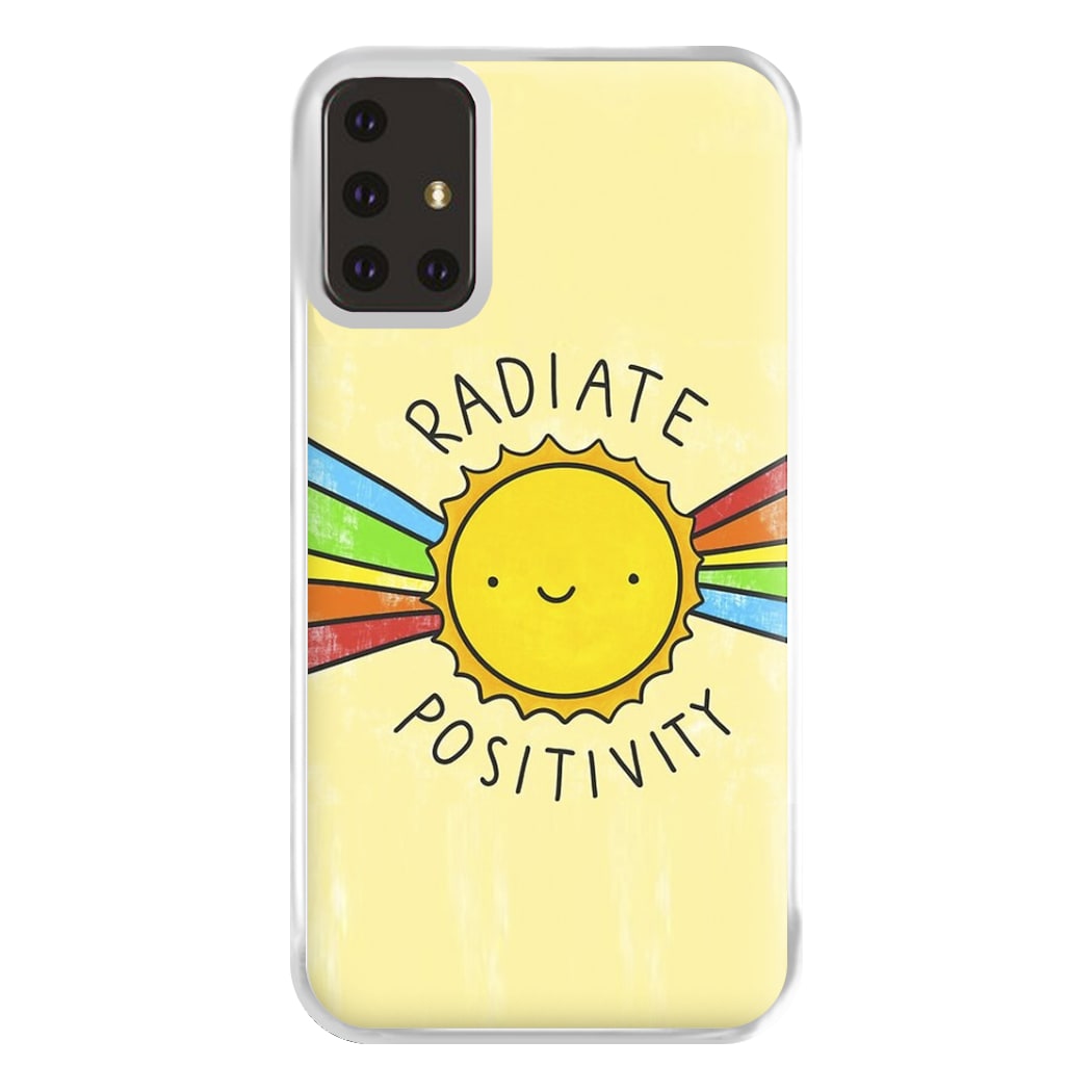 Radiate Positivity Sunshine - Positivity Phone Case for Galaxy A71