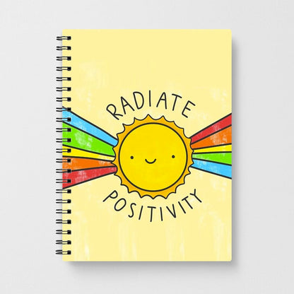 Radiate Positivity Sunshine - Positivity Notebook