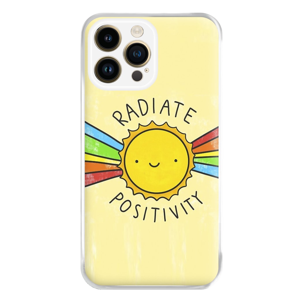 Radiate Positivity Sunshine - Positivity Phone Case for iPhone 14 Pro Max