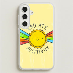 Radiate Positivity Sunshine - Positivity Phone Case for Galaxy S25FE