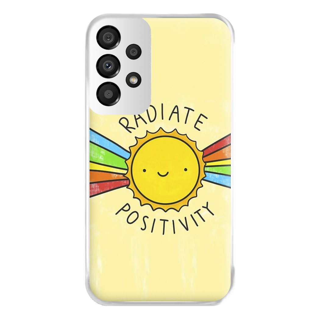 Radiate Positivity Sunshine - Positivity Phone Case for Galaxy A33