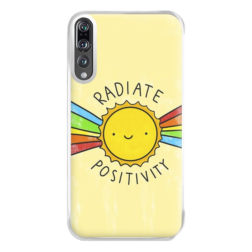 Radiate Positivity Sunshine - Positivity Phone Case for Huawei P20 Pro