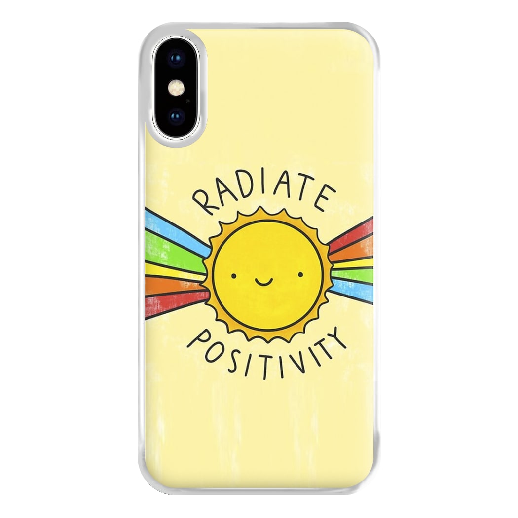 Radiate Positivity Sunshine - Positivity Phone Case for iPhone XS Max