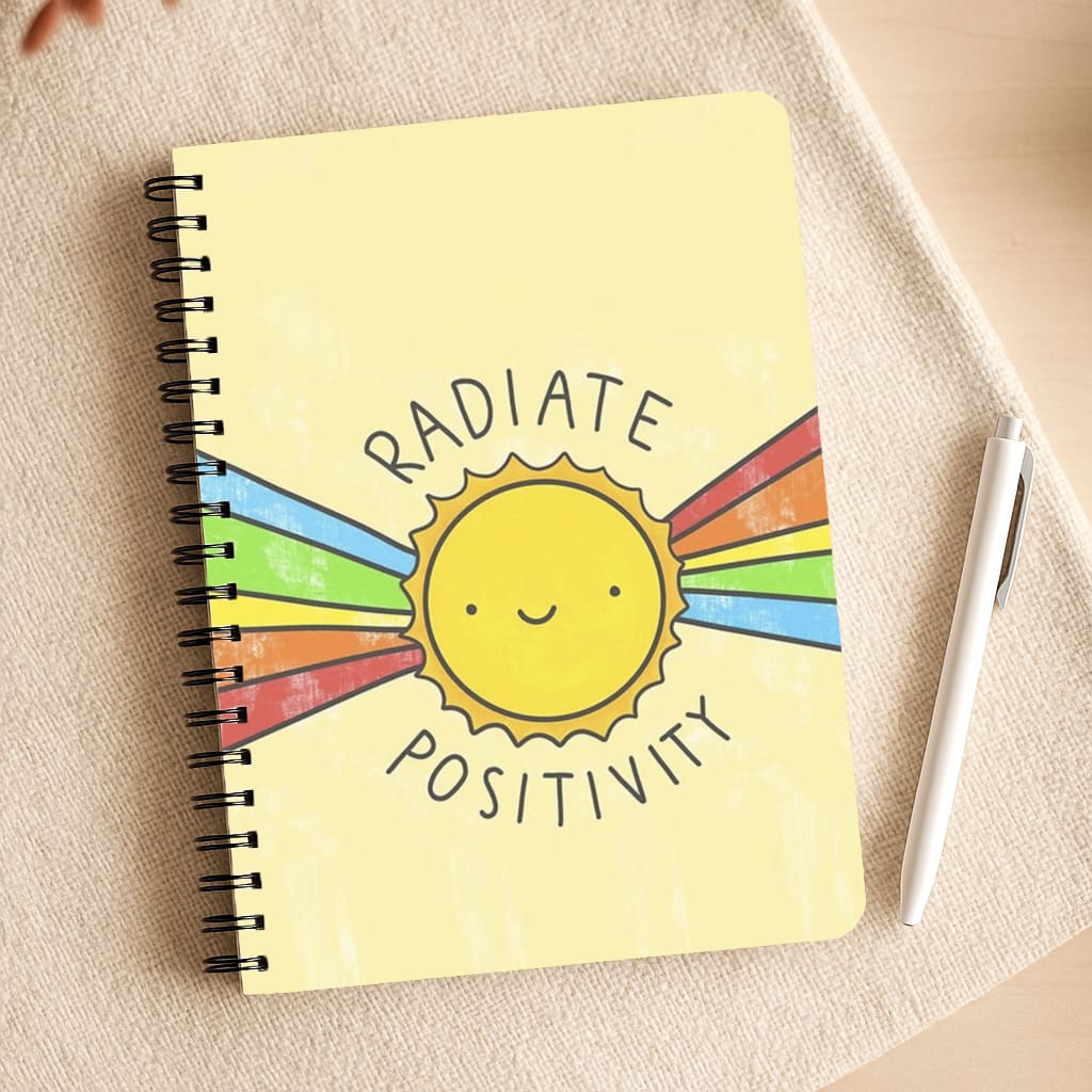 Radiate Positivity Sunshine - Positivity Notepad