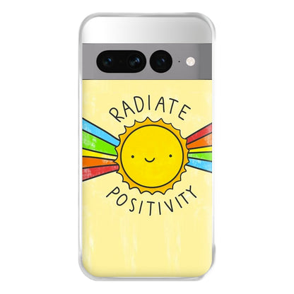 Radiate Positivity Sunshine - Positivity Phone Case for Google Pixel 7 Pro