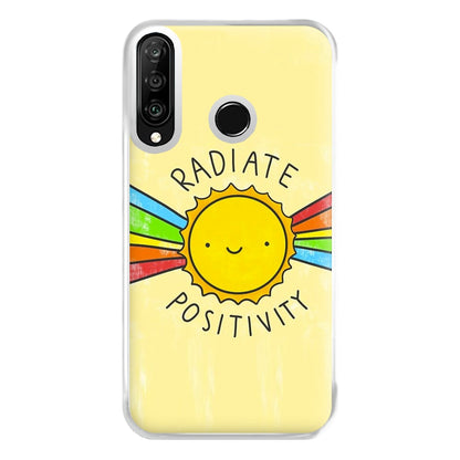 Radiate Positivity Sunshine - Positivity Phone Case for Huawei P30 Lite