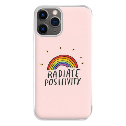 Radiate Positivity Rainbow - Positivity Phone Case for iPhone 12 Pro Max