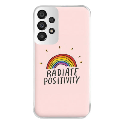 Radiate Positivity Rainbow - Positivity Phone Case for Galaxy A33