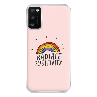 Radiate Positivity Rainbow - Positivity Phone Case for Galaxy A41