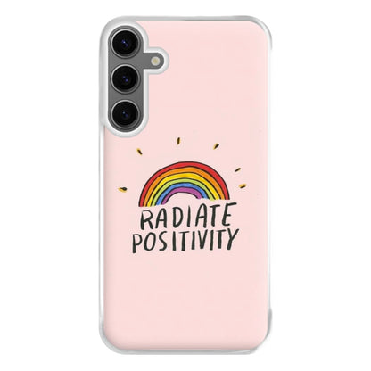 Radiate Positivity Rainbow - Positivity Phone Case for Galaxy S24FE