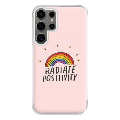 Radiate Positivity Rainbow - Positivity Phone Case for Galaxy S24 Ultra