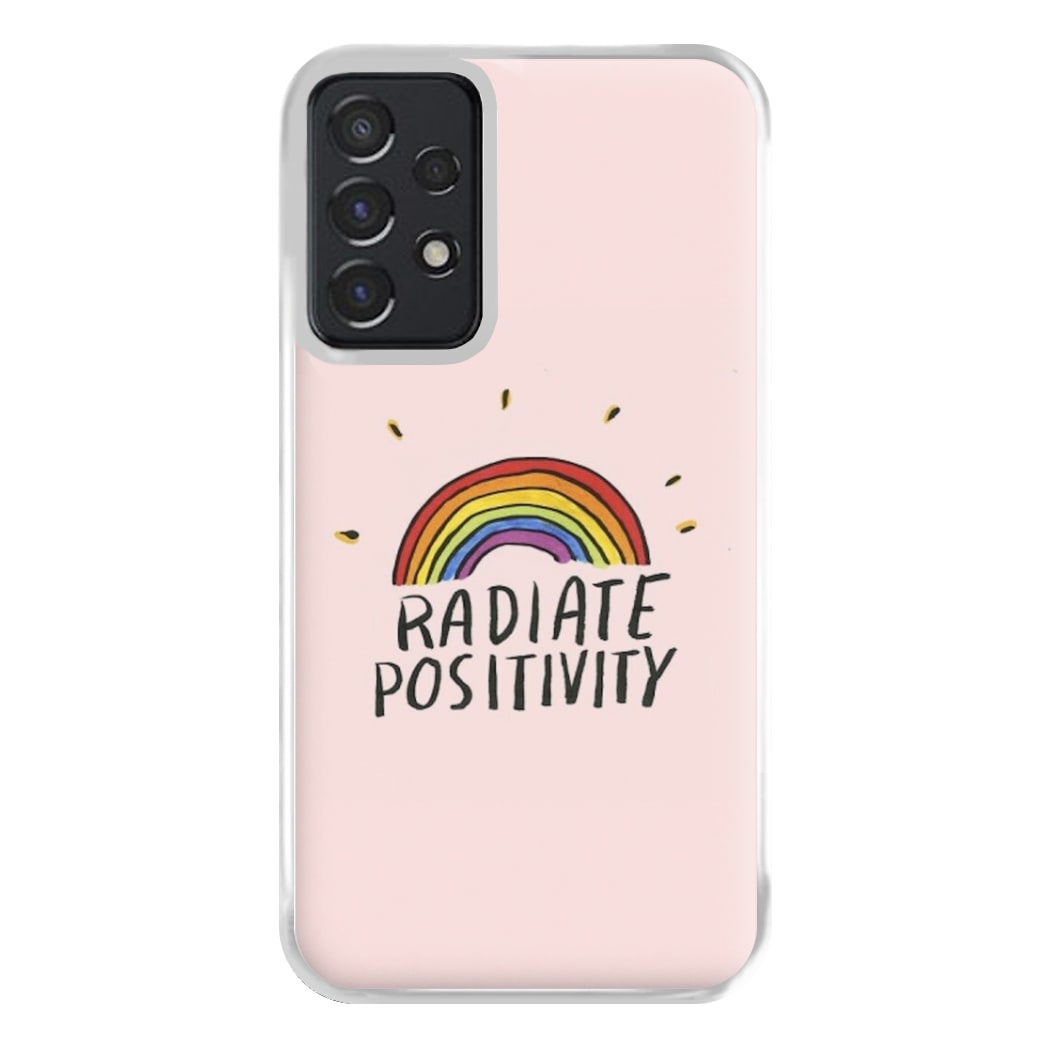 Radiate Positivity Rainbow - Positivity Phone Case for Galaxy A52 / A52s