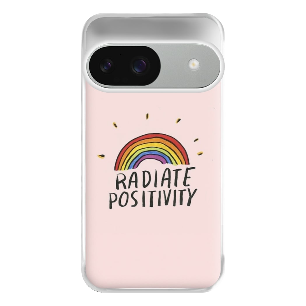 Radiate Positivity Rainbow - Positivity Phone Case for Google Pixel 9 / 9 Pro