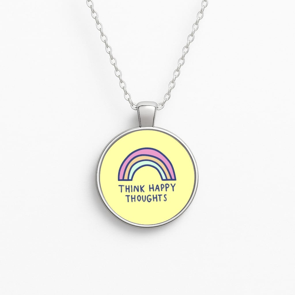 Think Happy Thoughts - Positivity Necklace