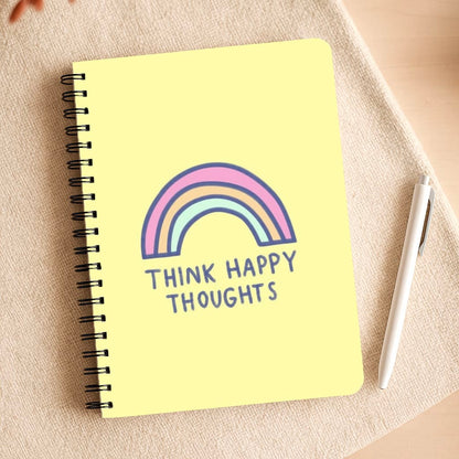 Think Happy Thoughts - Positivity Notepad