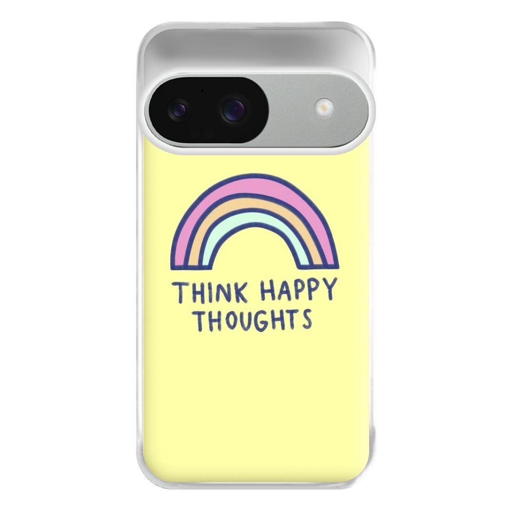 Think Happy Thoughts - Positivity Phone Case for Google Pixel 9 / 9 Pro