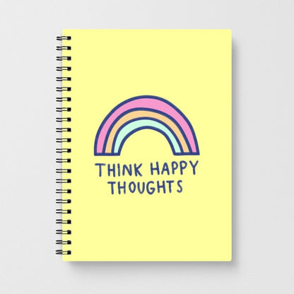Think Happy Thoughts - Positivity Notebook