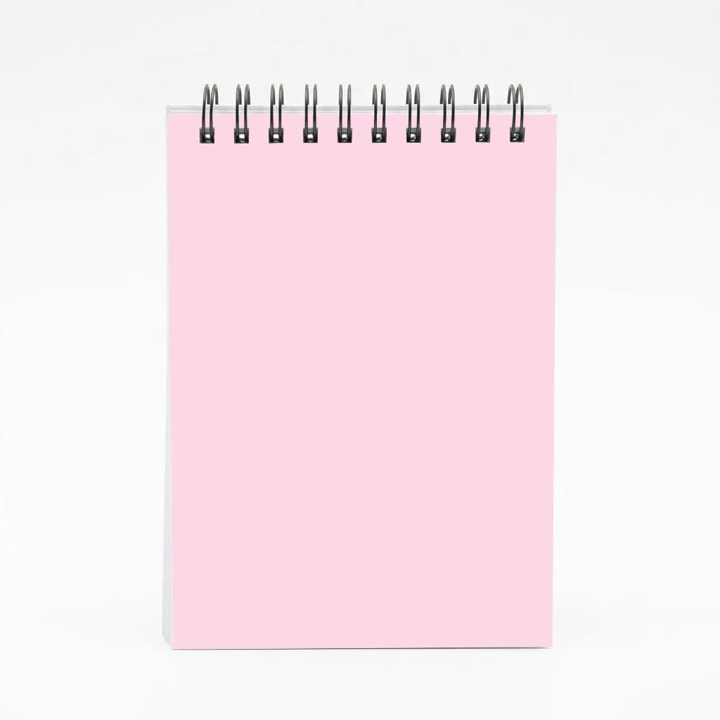 Back To Casics - Pretty Pastels - Plain Pink Notebook