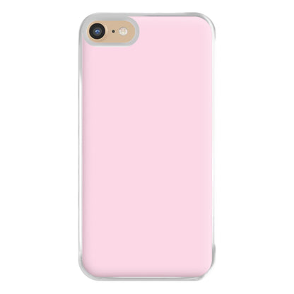 Back To Casics - Pretty Pastels - Plain Pink Phone Case for iPhone 6 / 7 / 8 / SE