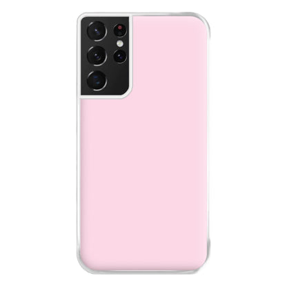 Back To Casics - Pretty Pastels - Plain Pink Phone Case for Galaxy S21 Ultra