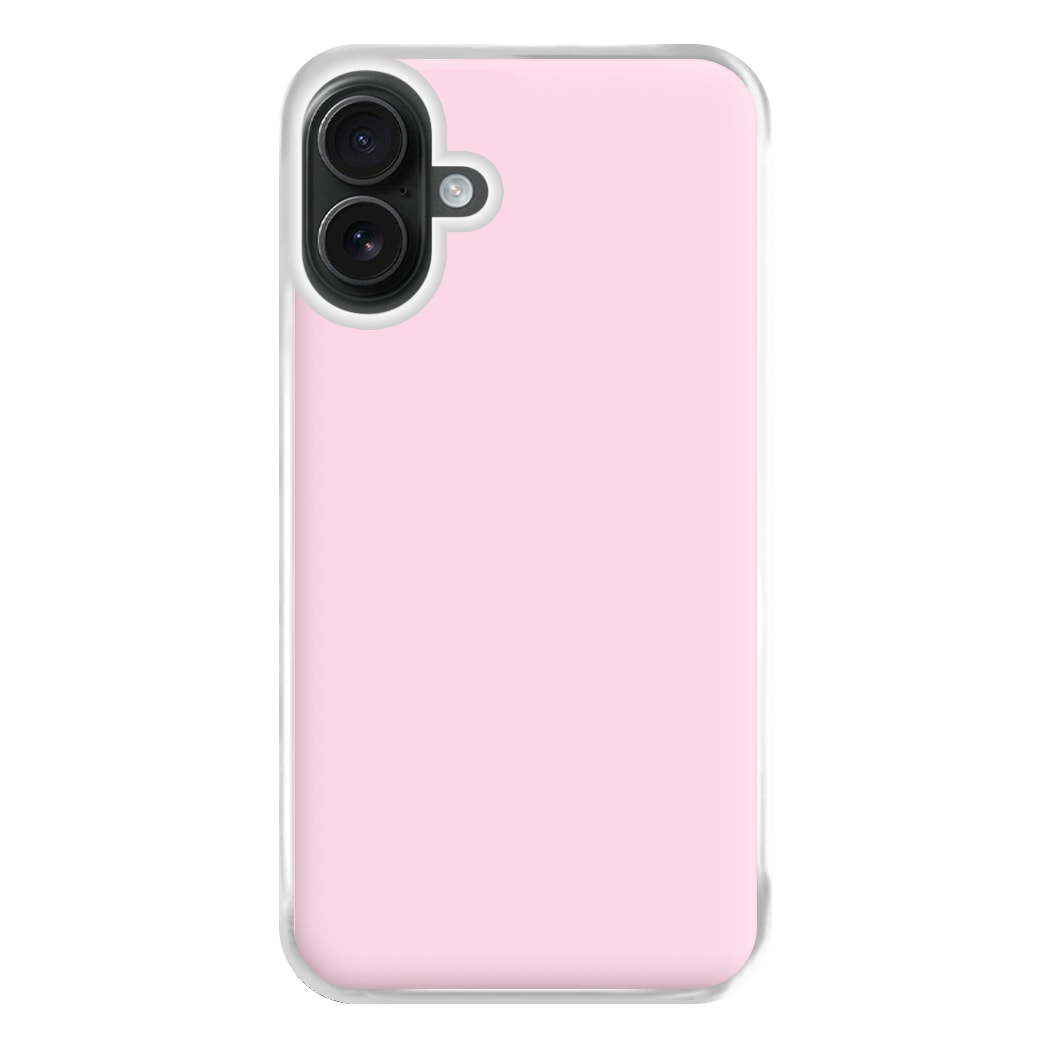 Back To Casics - Pretty Pastels - Plain Pink Phone Case for iPhone 16 Plus