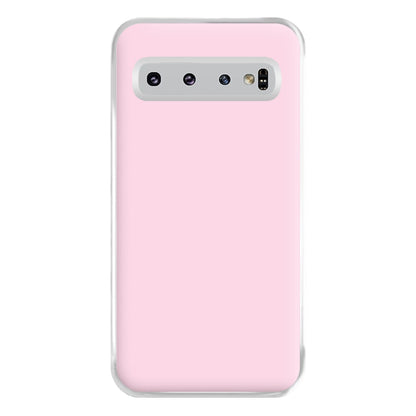 Back To Casics - Pretty Pastels - Plain Pink Phone Case for Galaxy S10 Plus