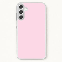 Back To Casics - Pretty Pastels - Plain Pink Phone Case for Galaxy A57