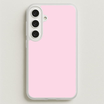 Back To Casics - Pretty Pastels - Plain Pink Phone Case for Galaxy S25FE