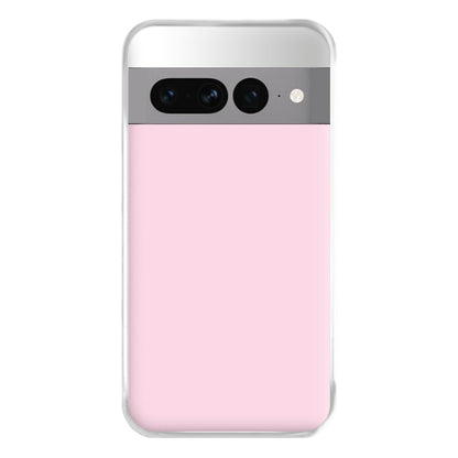 Back To Casics - Pretty Pastels - Plain Pink Phone Case for Google Pixel 7 Pro