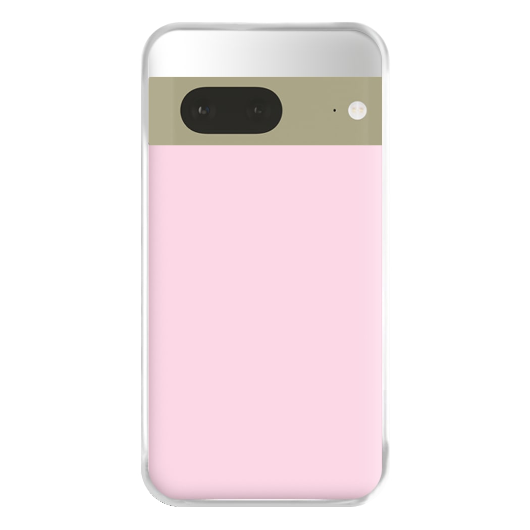 Back To Casics - Pretty Pastels - Plain Pink Phone Case for Google Pixel 7a