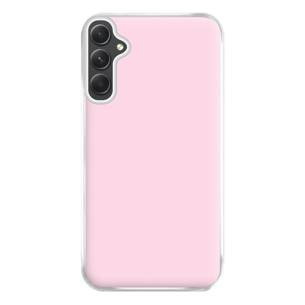 Back To Casics - Pretty Pastels - Plain Pink Phone Case for Galaxy A14