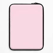 Back To Casics - Pretty Pastels - Plain Pink Laptop Sleeve 1