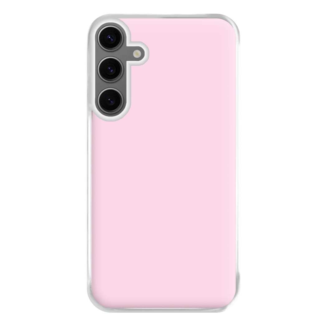 Back To Casics - Pretty Pastels - Plain Pink Phone Case for Galaxy S24FE