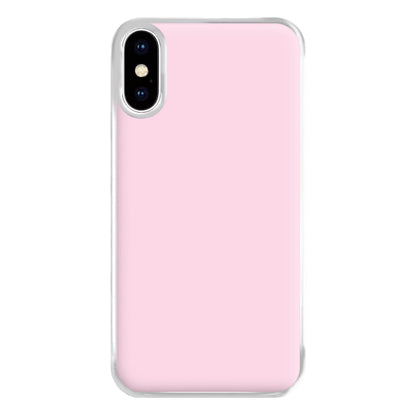 Back To Casics - Pretty Pastels - Plain Pink Phone Case for iPhone XS Max