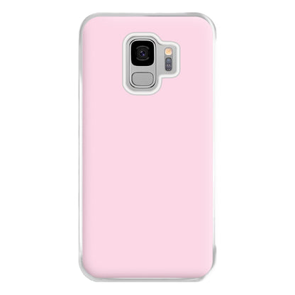 Back To Casics - Pretty Pastels - Plain Pink Phone Case for Galaxy S9 Plus