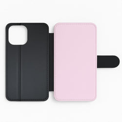 Back To Casics - Pretty Pastels - Plain Pink Flip Phone Case