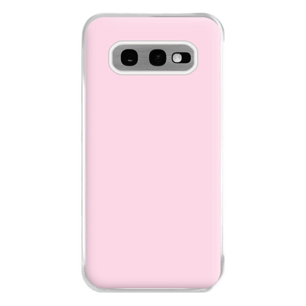 Back To Casics - Pretty Pastels - Plain Pink Phone Case for Galaxy S10e