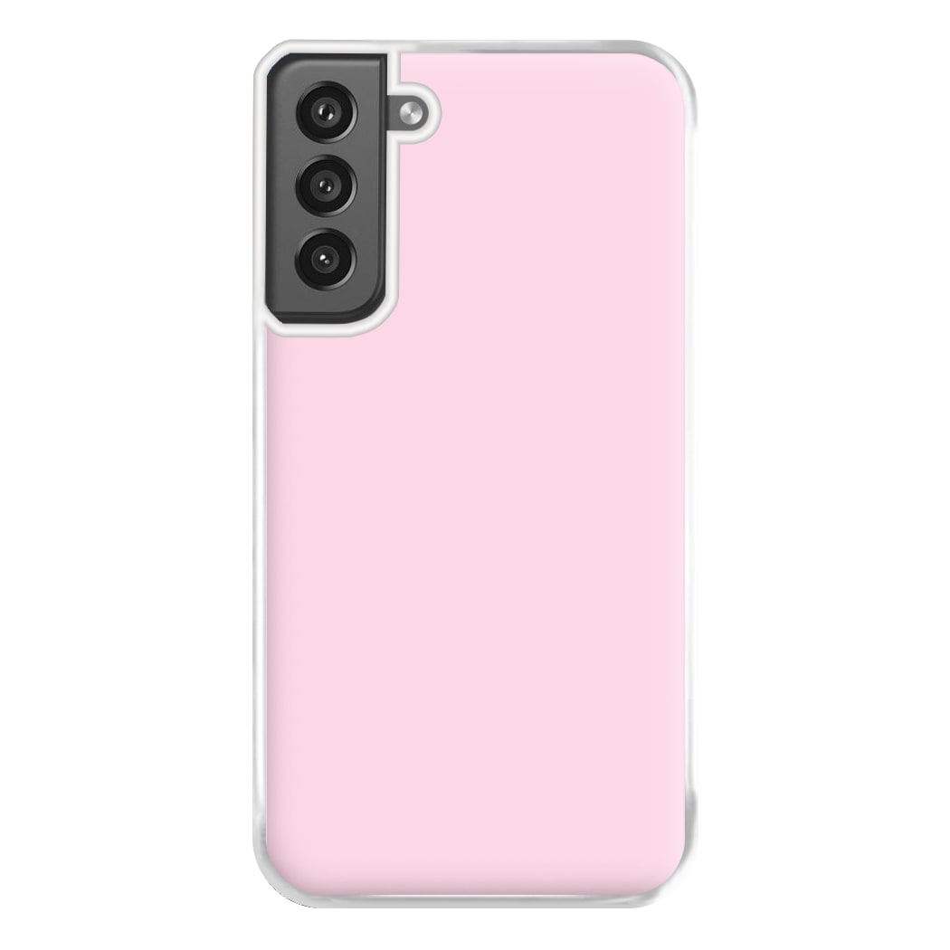 Back To Casics - Pretty Pastels - Plain Pink Phone Case for Galaxy S21FE