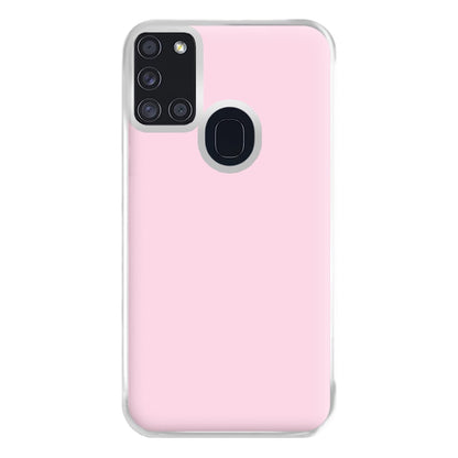 Back To Casics - Pretty Pastels - Plain Pink Phone Case for Galaxy A21s