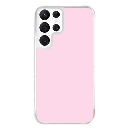 Back To Casics - Pretty Pastels - Plain Pink Phone Case for Galaxy S22 Ultra