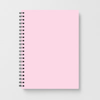 Back To Casics - Pretty Pastels - Plain Pink Notebook