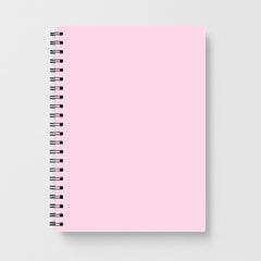 Back To Casics - Pretty Pastels - Plain Pink Notebook
